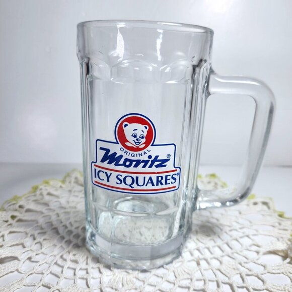 Moritz Other - Vintage Original Moritz Icy Squares Promotional Glass Beer Mug Rare
